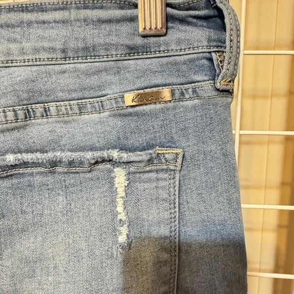 RanCan Lightly Distressed Light Blue Bootcut Jeans Women’s Size 14 - Picture 6 of 10